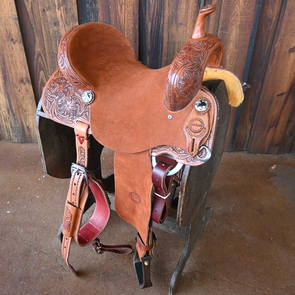 15" JEFF SMITH BARREL SADDLE Saddles Jeff Smith   