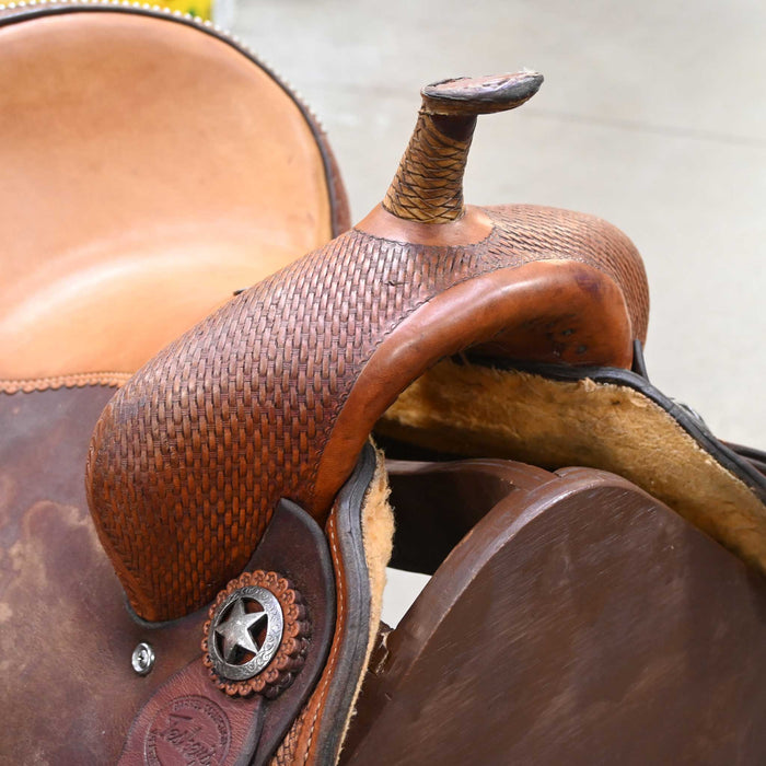 13" USED TESKEY'S BARREL SADDLE