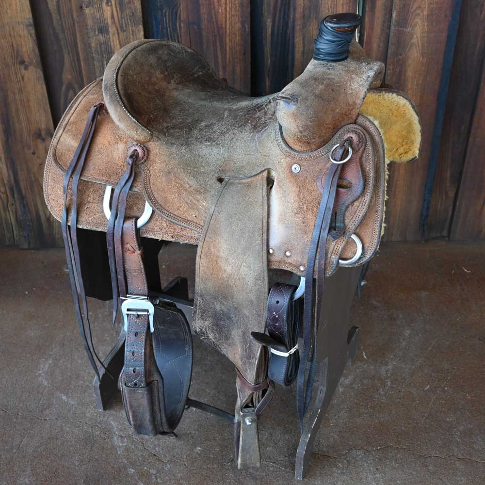 15" USED OLIVER RANCH SADDLE Saddles Oliver