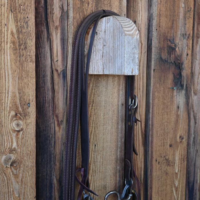 Pat Vaughn Solid Port Bridle Rig w/Split Ear Headstall