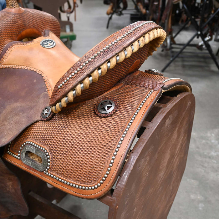 13" USED TESKEY'S BARREL SADDLE