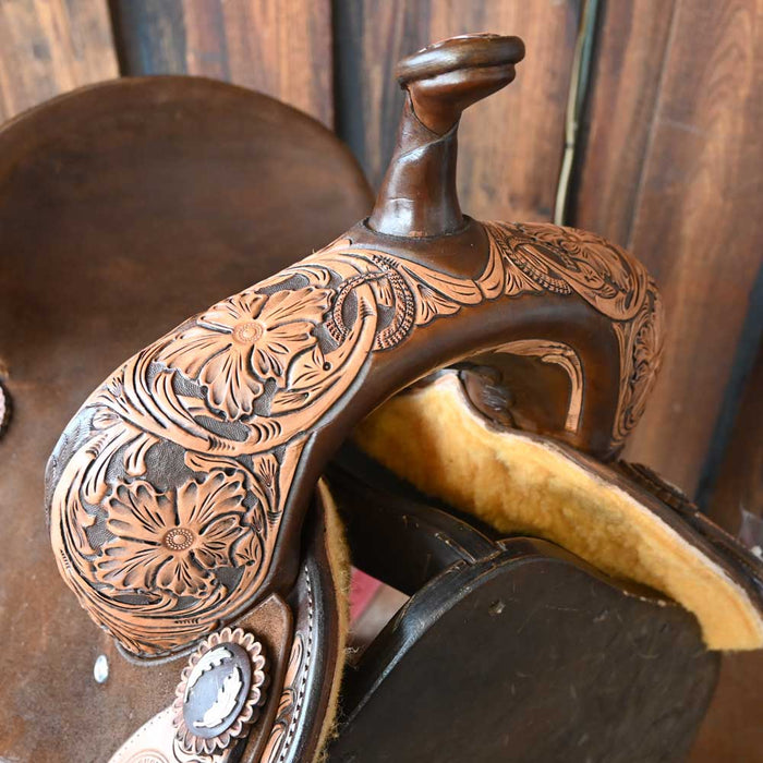13.5" JEFF SMITH BARREL SADDLE Saddles - New Jeff Smith