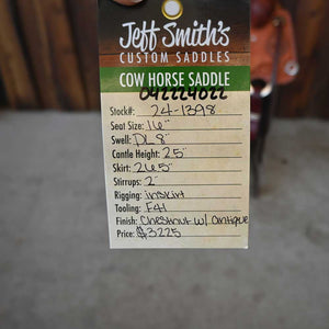 16" JEFF SMITH COW HORSE SADDLE Saddles Jeff Smith   