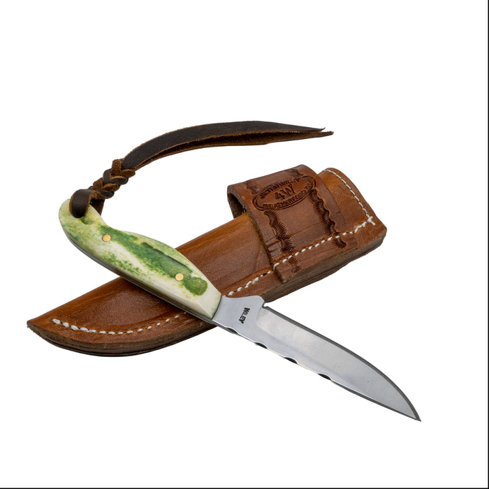 Justin Wiley Handmade Carbon Steel Green Bone Knife