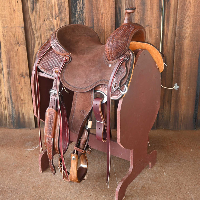 14" TESKEY'S PRO CUTTER RANCH CUTTER SADDLE Saddles - New Teskey's Saddlery