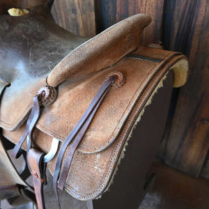 15" USED OLIVER RANCH SADDLE Saddles Oliver