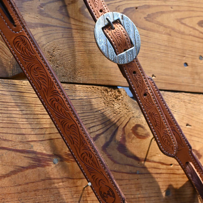 Ross Bullinger Split Ear Headstall w/Wyatt Wells Buckle