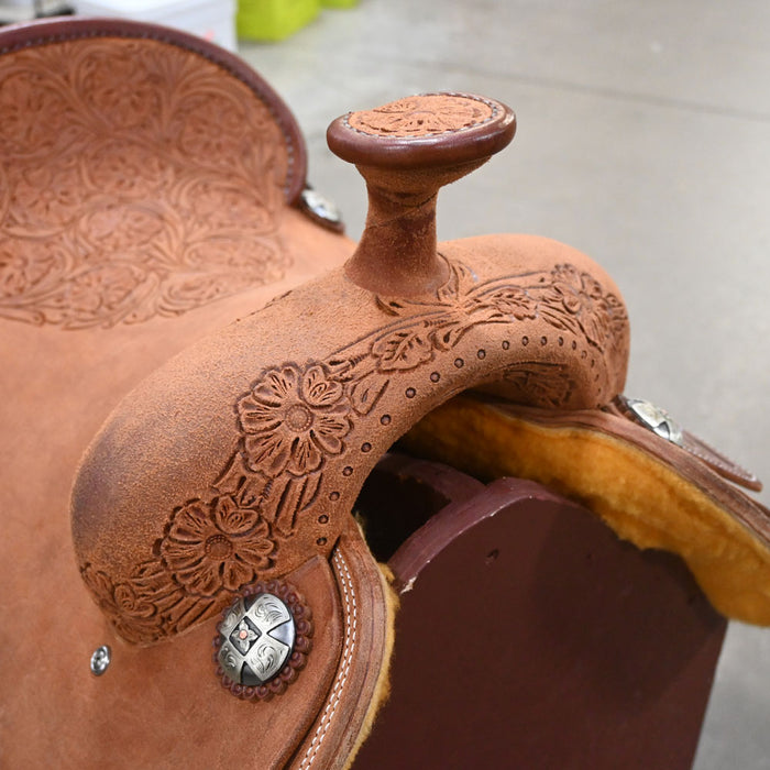 15" CACTUS RELENTLESS TEAM ROPING SADDLE Saddles - New CACTUS SADDLERY