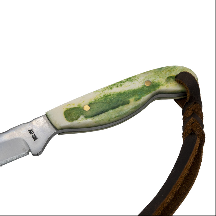 Justin Wiley Handmade Carbon Steel Green Bone Knife