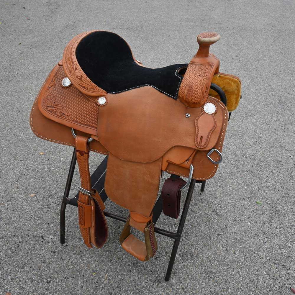 15" TESKEY'S COMPETITION SERIES ROPING SADDLE