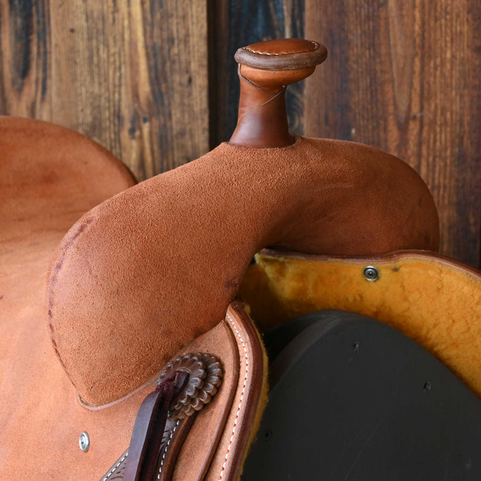 15.5" JEFF SMITH SAM HOUSTON RANCH CUTTER SADDLE