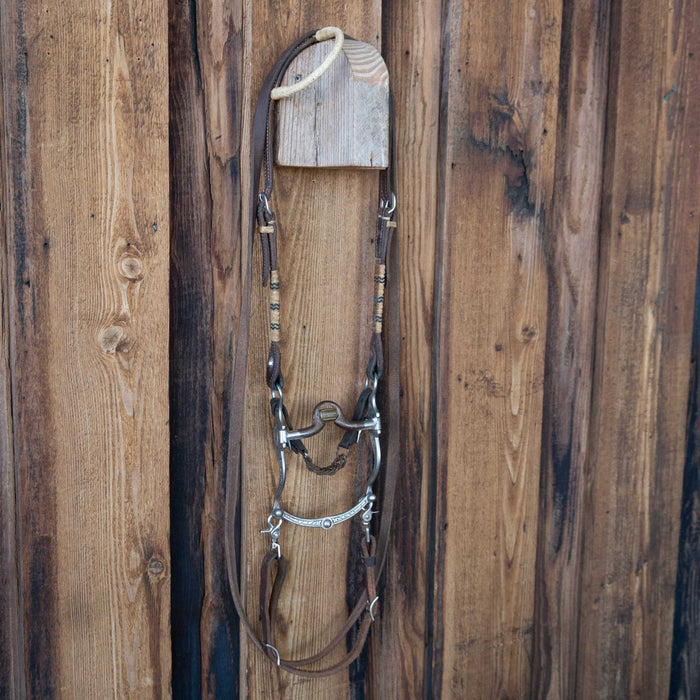 JWP Solid Port Bridle Rig w/Single Ear Headstall Tack - Rigs JWP Bits