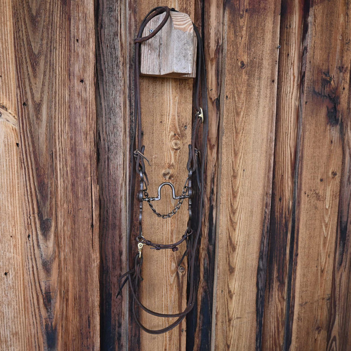 Preston Willliams Slow Twist Port Bridle Rig w/Single Ear Headstall