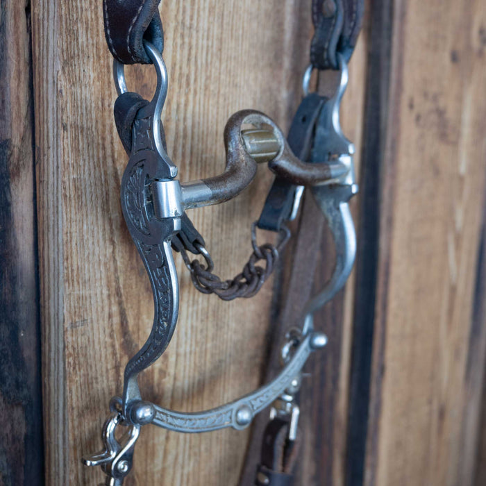 JWP Solid Port Bridle Rig w/Single Ear Headstall Tack - Rigs JWP Bits