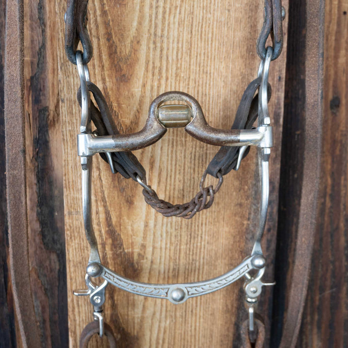 JWP Solid Port Bridle Rig w/Single Ear Headstall Tack - Rigs JWP Bits