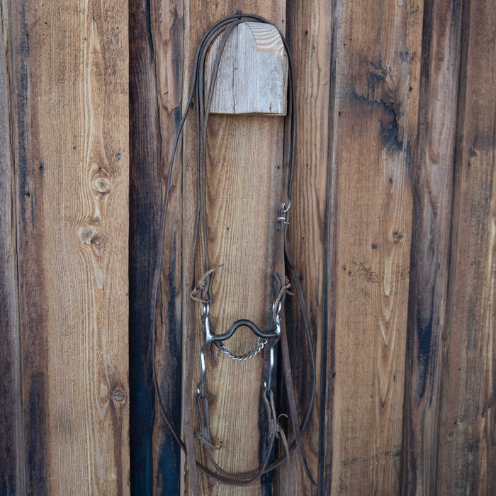Reinsman Solid Port Bridle Rig w/Split Ear Headstall Tack - Rigs Reinsman