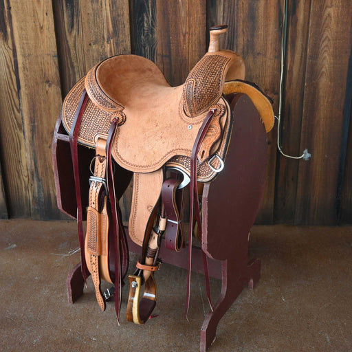 13.5" TESKEY'S PRO CUTTER RANCH CUTTER SADDLE Saddles - New Teskey's Saddlery