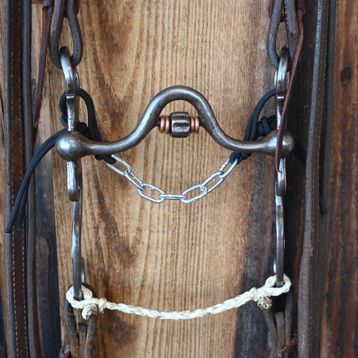 Farkas Solid Port Bridle Rig w/Split Ear Headstall