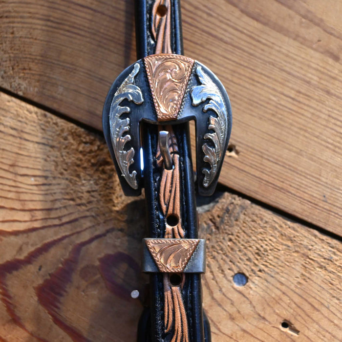 David Haslerig Single Ear Headstall w/Tittor Buckle