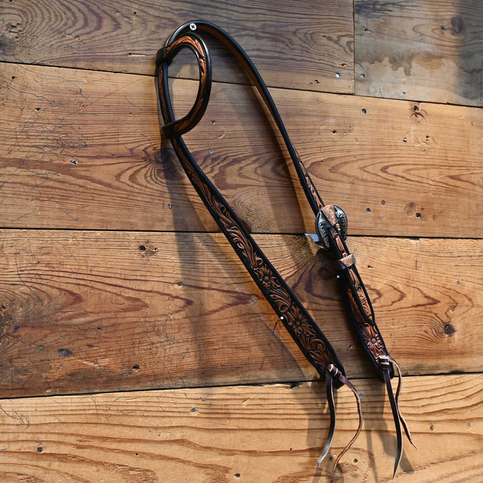 David Haslerig Single Ear Headstall w/Tittor Buckle