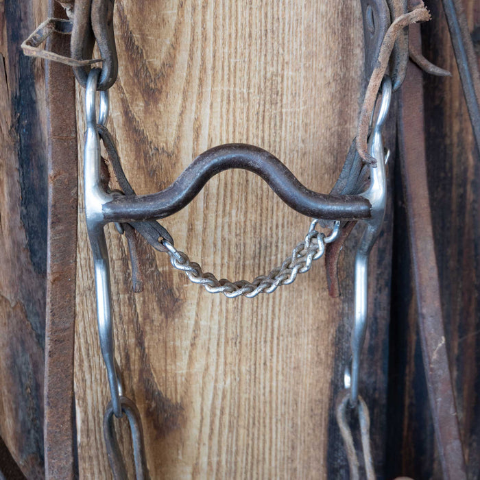 Reinsman Solid Port Bridle Rig w/Split Ear Headstall Tack - Rigs Reinsman