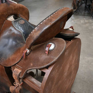 13.5" USED DOUBLE J POZZI PRO BARREL SADDLE