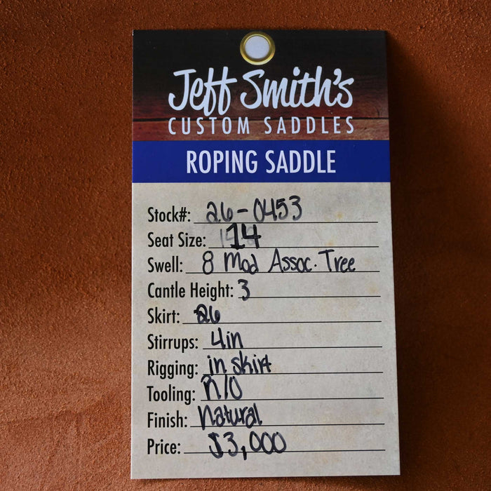 14" JEFF SMITH TEAM ROPING SADDLE