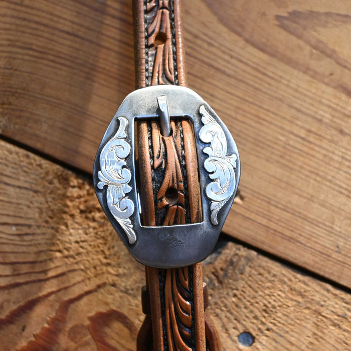 David Haslerig Split Ear Headstall w/Tittor Buckle