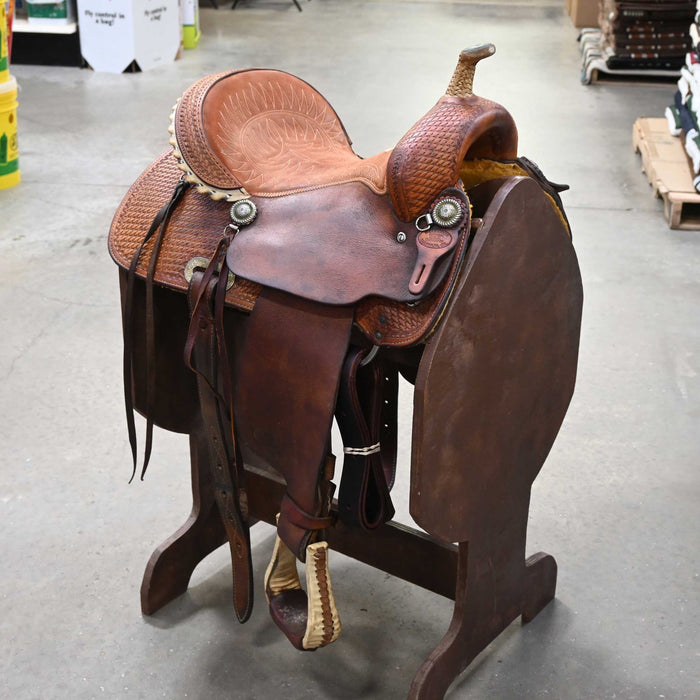 14" USED BILLY COOK BARREL SADDLE