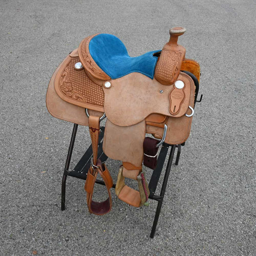 12.5" TESKEY'S COMPETITION SERIES ROPING SADDLE Saddles - New Teskey's Saddlery