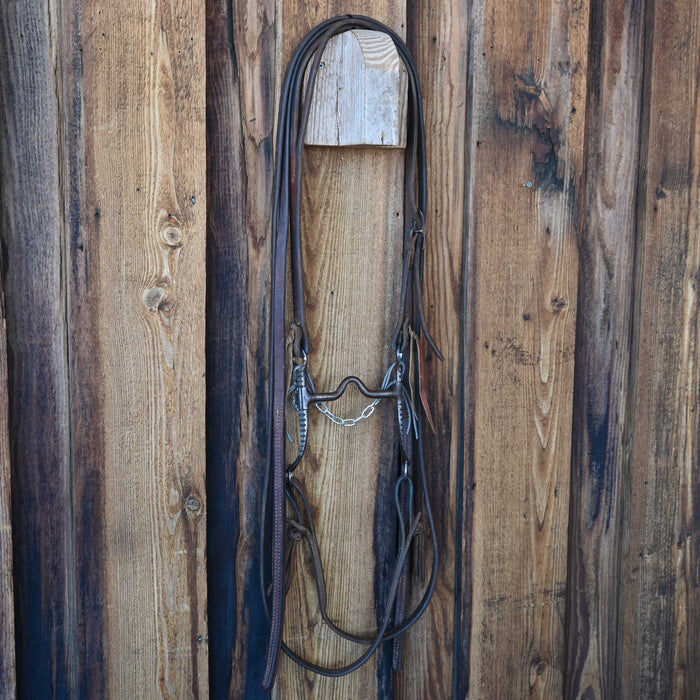 Luke Spraberry Solid Port Bridle Rig w/Split Ear Headstall