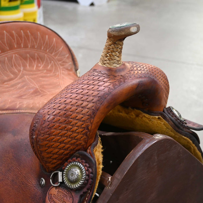 14" USED BILLY COOK BARREL SADDLE