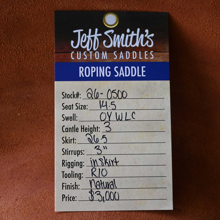 14.5" JEFF SMITH TEAM ROPING SADDLE
