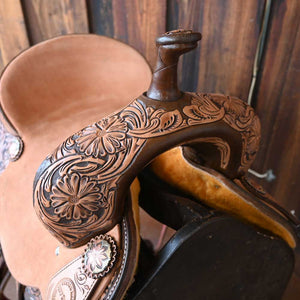 14" JEFF SMITH BARREL SADDLE Saddles Jeff Smith   