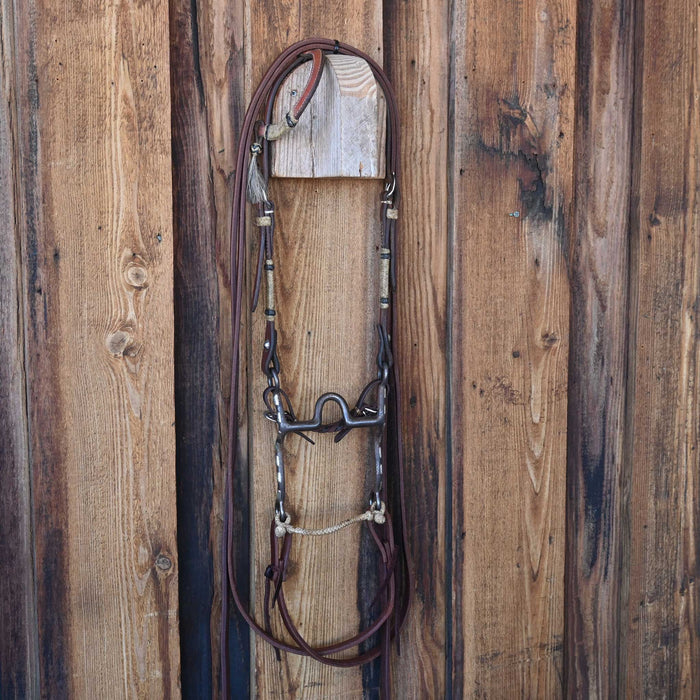 Maheu Solid Port Bridle Rig w/Single Ear Headstall