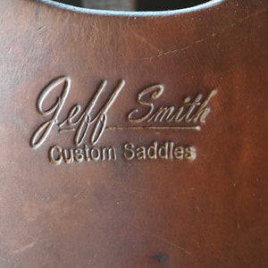 16.5" USED JEFF SMITH CUTTING SADDLE Saddles Jeff Smith