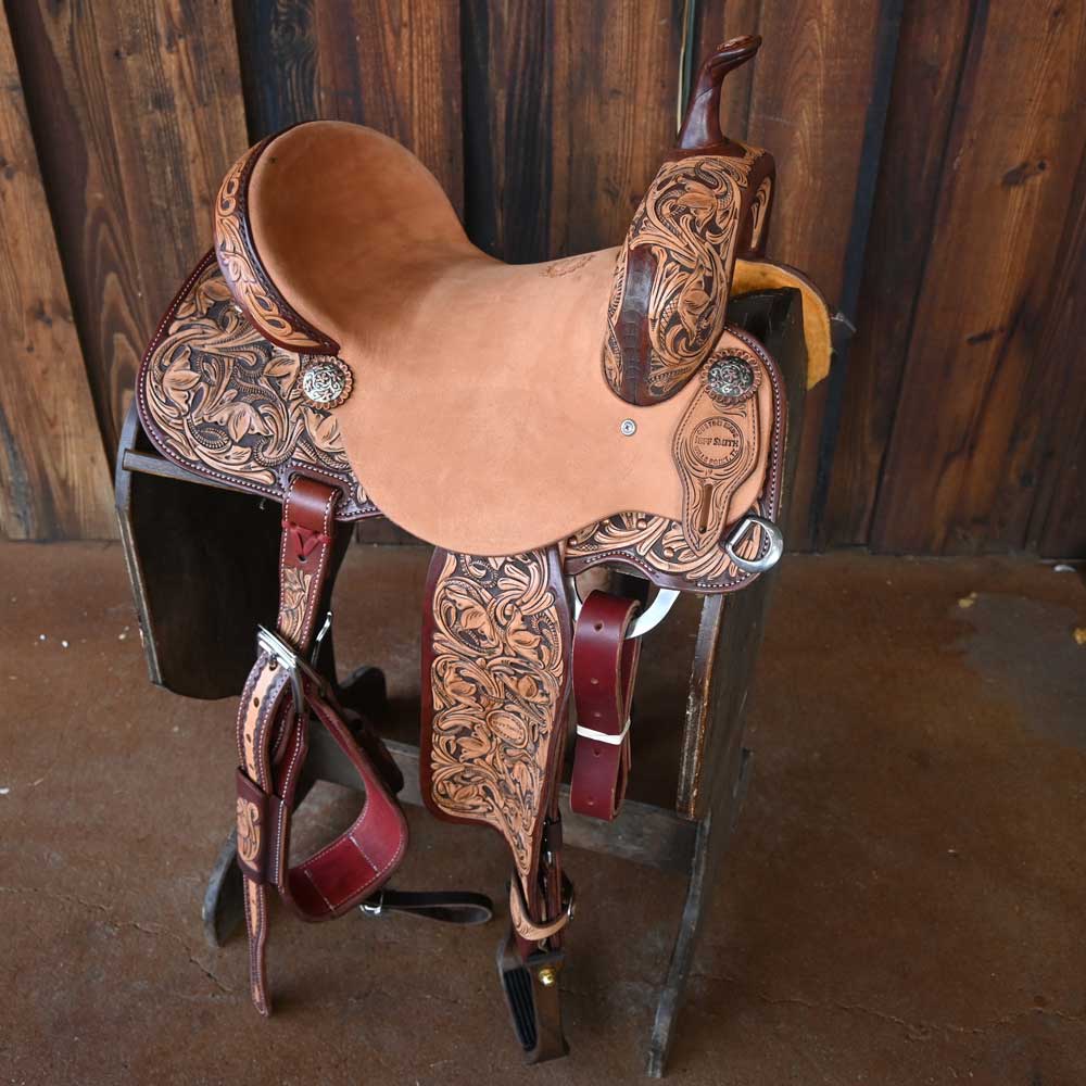 14" JEFF SMITH BARREL SADDLE Saddles Jeff Smith   