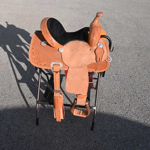 12.5" TESKEY'S COMPETITION SERIES BARREL SADDLE Saddles - New Teskey's Saddlery
