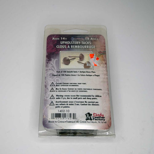 NEW Tandy Leather Smooth Tacks Pck 100 3/4"in Lot Of 2 Sale Barn Teskey's   