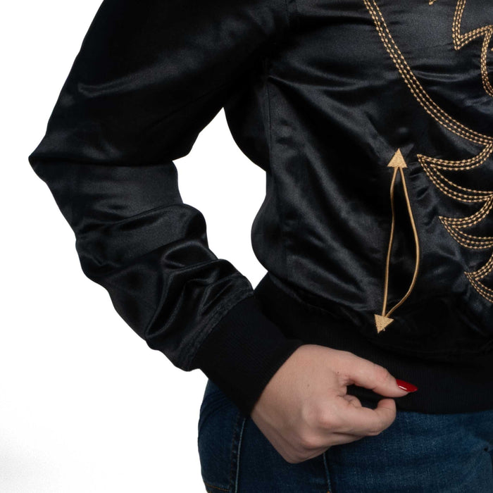 Cruel Denim Women's Western Stitch Bomber Jacket