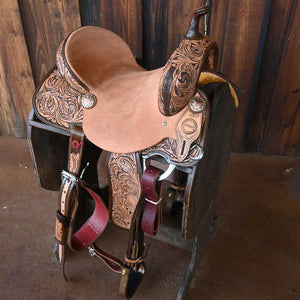 14" JEFF SMITH BARREL SADDLE Saddles Jeff Smith   