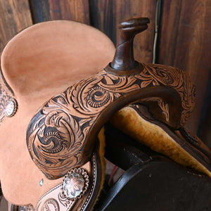 14" JEFF SMITH BARREL SADDLE Saddles Jeff Smith   