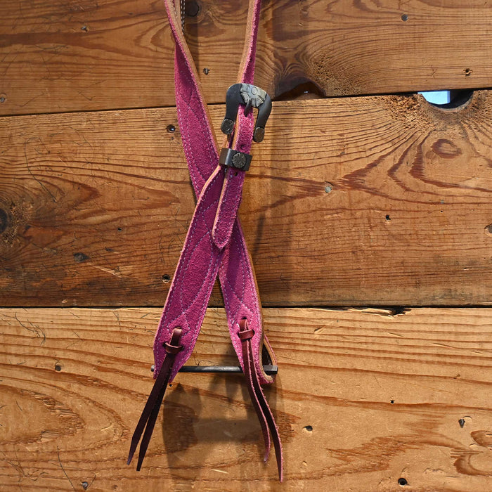 Pink 3/4" Split Ear Headstall 524