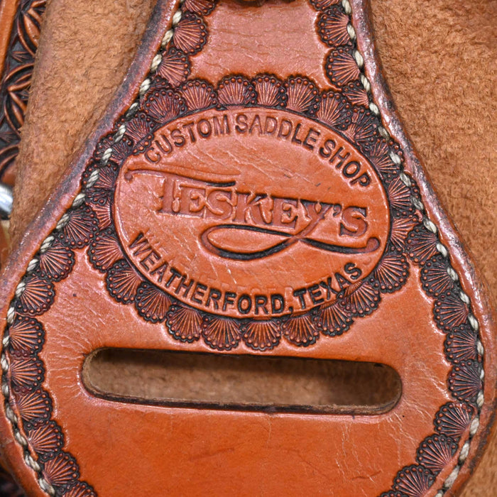 13.5" USED TESKEY'S ALL AROUND SADDLE