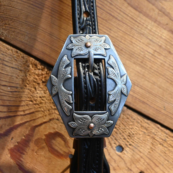 David Haslerig Single Ear Headstall w/Kerry Kelley Buckle