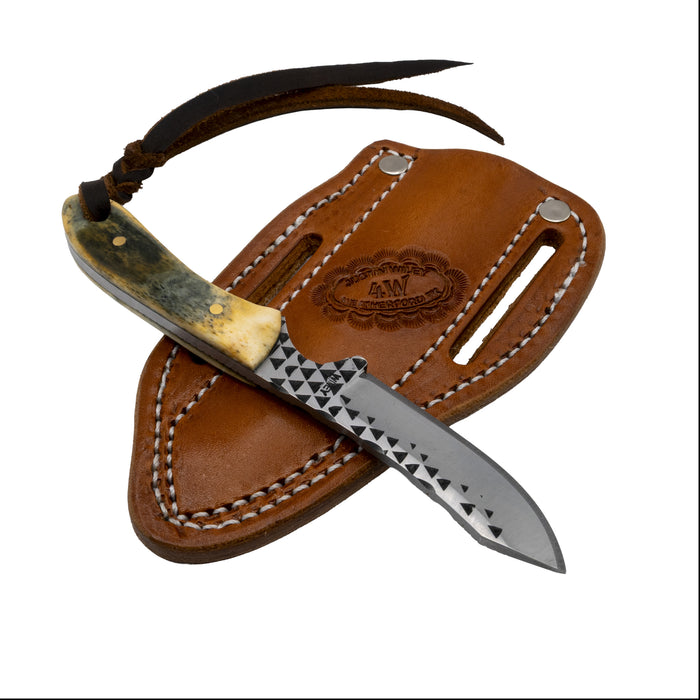 Justin Wiley Handmade Carbon Steel Rasp Knife