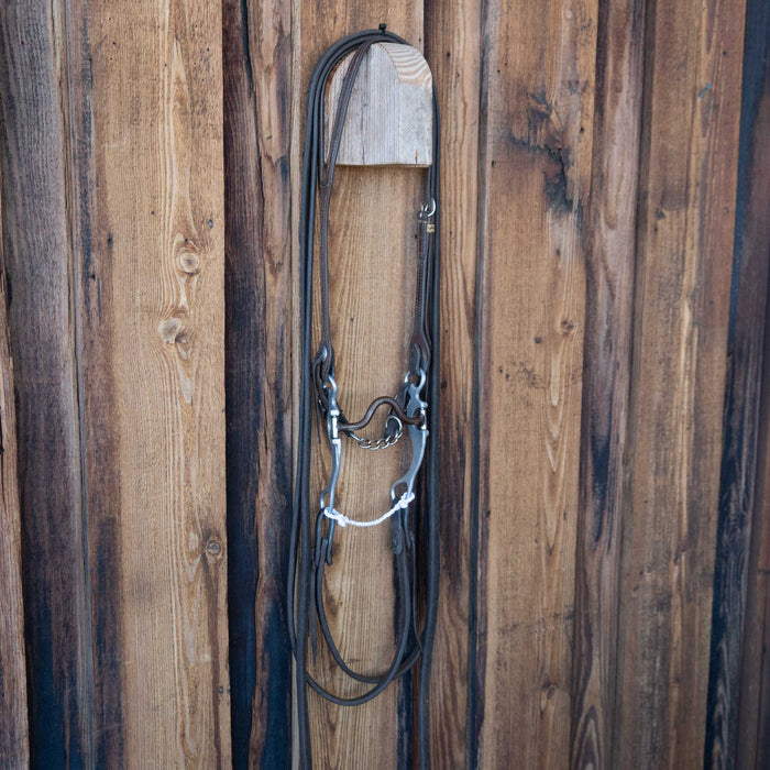 Dennis Moreland Solid Port Bridle Rig w/Split Ear Headstall