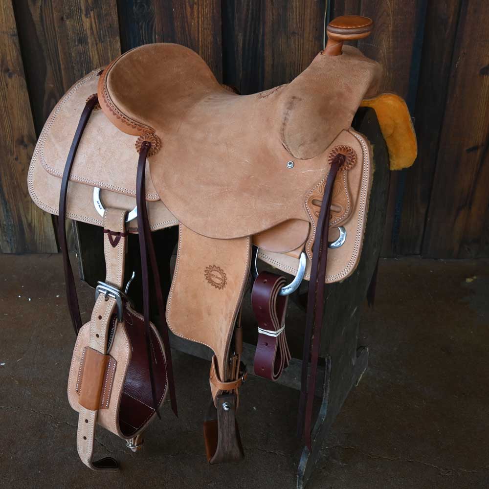 16" JEFF SMITH COWBOY SADDLE Saddles Jeff Smith   