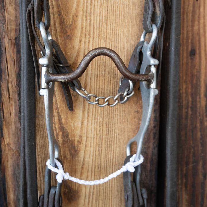Dennis Moreland Solid Port Bridle Rig w/Split Ear Headstall
