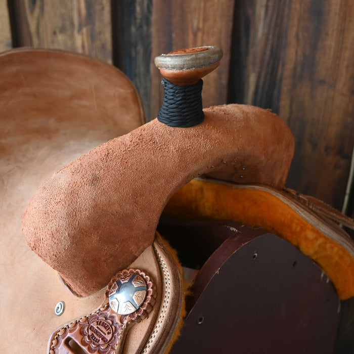 13" TESKEY'S TEAM ROPING SADDLE Saddles - New Teskey's Saddlery